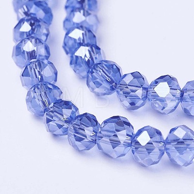 Electroplate Glass Beads Strands LS-EGLA-A034-T8mm-A17-1