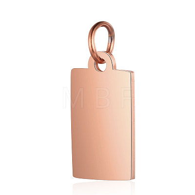 Ion Plating(IP) 304 Stainless Steel Pendants LS-STAS-I311-31C-RG-1