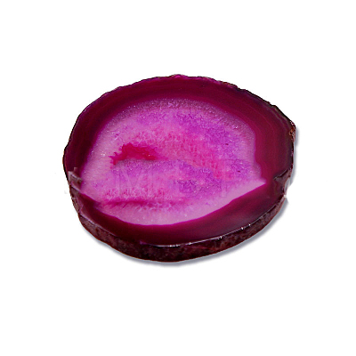 Dyed Natural Agate Slice Cup Mats DJEW-PW0012-131B-1