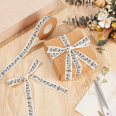 10M Printed Polycotton Ribbons SRIB-CY0001-48-1