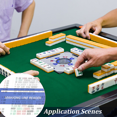 Plastic Mahjong Rules Reader AJEW-WH0796-53B-1