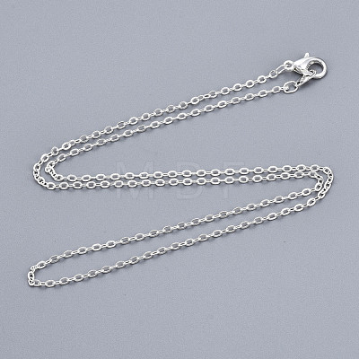 Brass Cable Chain Necklace SW028-S-A-1