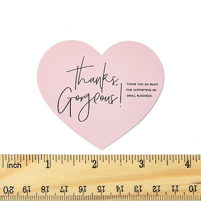 1 Bag Coated Paper Thank You Greeting Card DIY-FS0007-87-1
