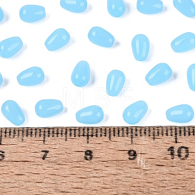 Imitation Jade Glass Beads GLAA-Q113-01A-B03-1