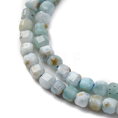 Natural Larimar Beads Strands G-F803-C01-01-1