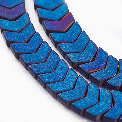 Electroplate Non-magnetic Synthetic Hematite Bead Strands G-F337-15-M-1