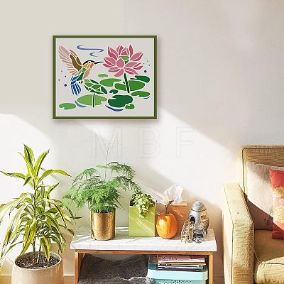 Plastic Reusable Drawing Painting Stencils Templates DIY-WH0202-293-1