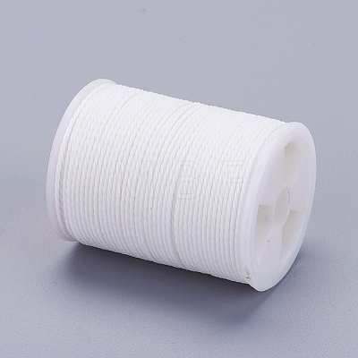Round Waxed Polyester Cord YC-G006-01-1.0mm-02-1