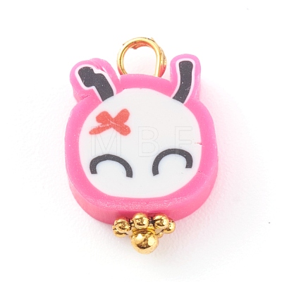 Polymer Clay Charms PALLOY-JF00681-1