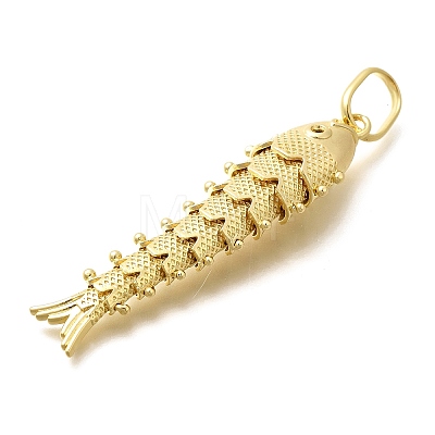 Rack Plating Brass Pendants KK-M309-37A-G-1