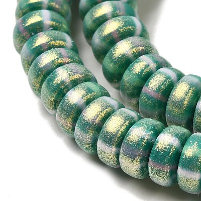 Handmade Polymer Clay Beads Strands CLAY-H006-03F-1