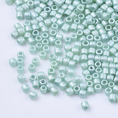 Pearlized Cylinder Seed Beads SEED-Q036-02A-E04-1