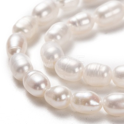 Natural Cultured Freshwater Pearl Beads Strands PEAR-L033-62-01-1