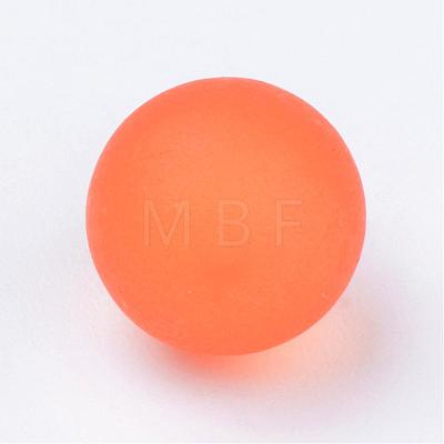 Transparent Acrylic Beads FACR-R022-8mm-M-1
