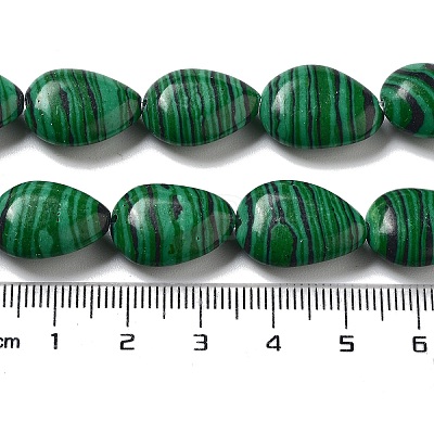 Synthetic Malachite Dyed Beads Strands G-P528-L07-01-1