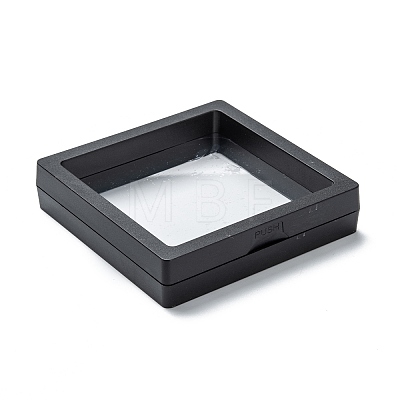 Square Transparent PE Thin Film Suspension Jewelry Display Box CON-D009-01A-03-1