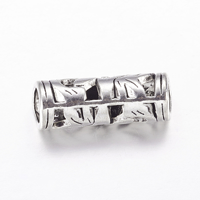 Tibetan Style Hollow Tube Beads LF10482Y-1