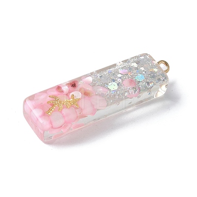 Resin Pendants RESI-B029-01P-I-1