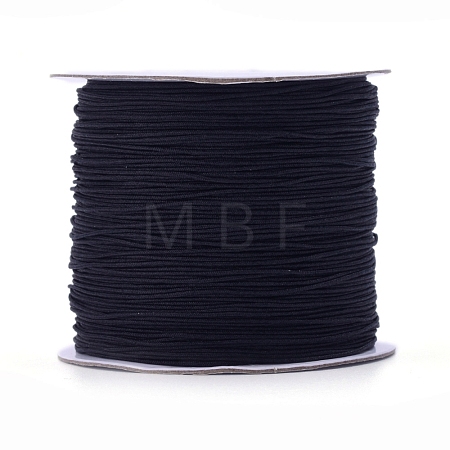Nylon Braided Cord for Woven Jewelry Making Macrame Craft NWIR-D055-0.6mm-01-1