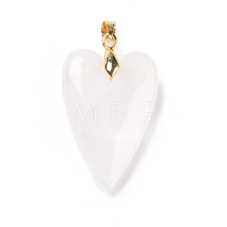 Natural Quartz Crystal Pendants G-E570-01G-12-1