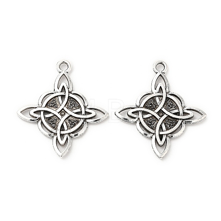 Tibetan Style Alloy Pendants PALLOY-I220-07AS-1
