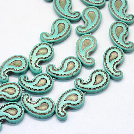 Synthetic Turquoise Bead Strands TURQ-S282-38A-1