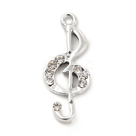 Rack Plating Alloy Rhinestone Pendants ALRI-M006-026P-1