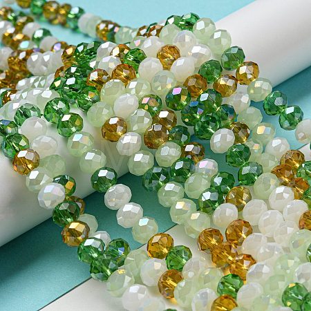 Glass Beads Strands EGLA-A034-M8mm-55-1