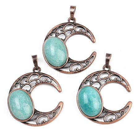 Natural Amazonite Pendants G-A315-05R-1