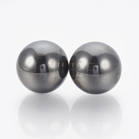 Magnetic Synthetic Hematite Beads G-T095-20mm-1