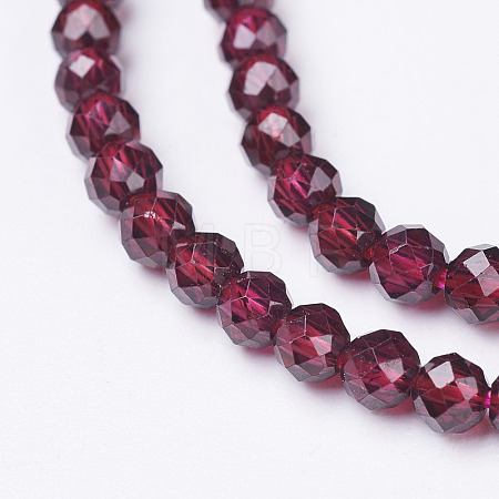 Natural Garnet Beads Strands G-D167-B-2mm-1
