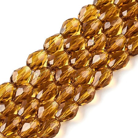 Transparent Glass Beads Strands EGLA-N013-T6mm-D16-1