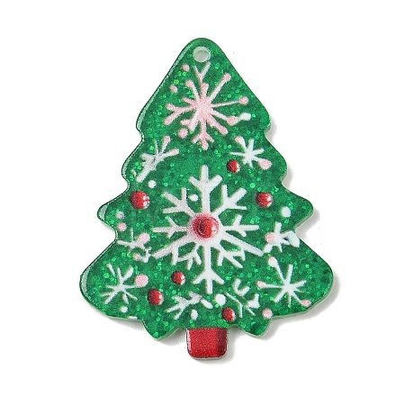 Christmas Acrylic Pendants OACR-I028-02A-1