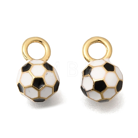 Brass Enamel Pendants KK-C255-28G-1