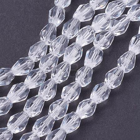 Glass Beads Strands X-GLAA-R024-6x4mm-12-1