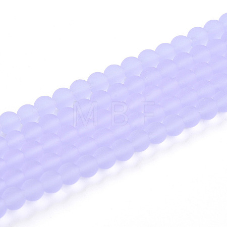Transparent Glass Beads Strands GLAA-T032-T4mm-MD01-1
