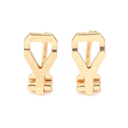 316 Surgical Stainless Steel Clip-on Earring Findings X-STAS-P397-02G-1