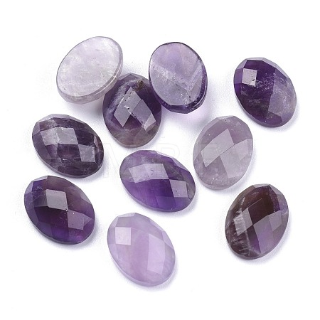 Natural Amethyst Cabochons X-G-G760-A09-1