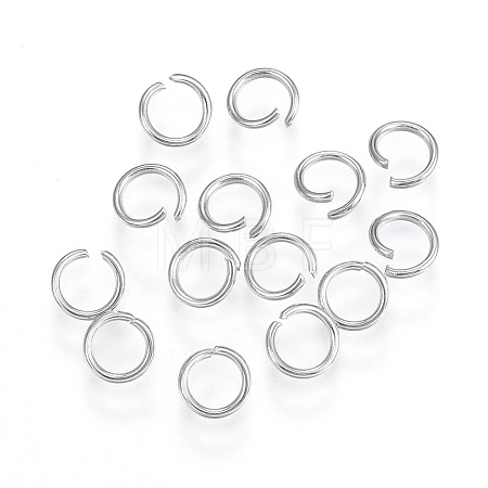 Tarnish Resistant 304 Stainless Steel Open Jump Rings A-STAS-F110-09P-1