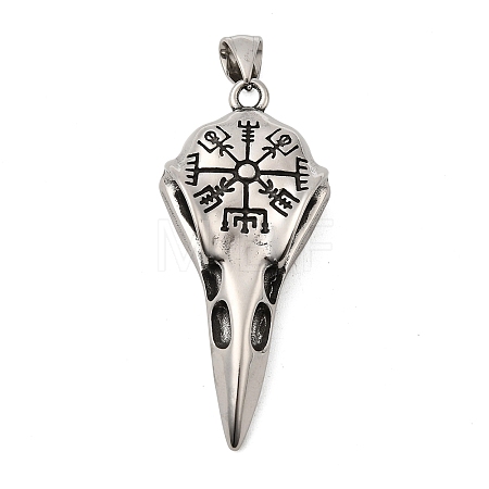 Viking 316 Surgical Stainless Steel Pendants STAS-E212-17AS-01-1