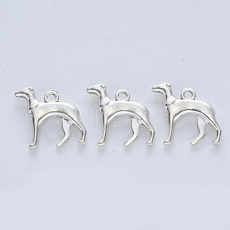 Tibetan Style Alloy Pendants TIBE-R316-013AS-RS-1