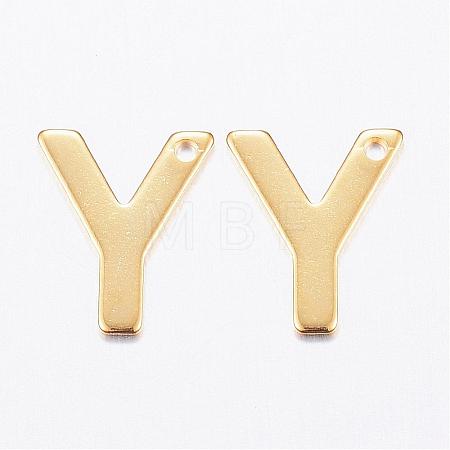 304 Stainless Steel Charms STAS-P141-Y-1