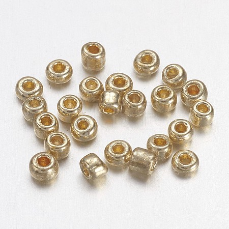 8/0 Electroplate Glass Seed Beads X-SEED-Q004-2-1