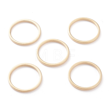 Brass Linking Rings KK-Y003-03F-G-1