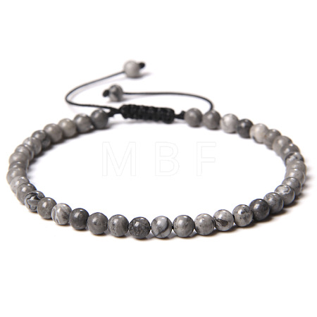 Adjustable Women's Map Stone Beaded Bracelet CN3407-12-1
