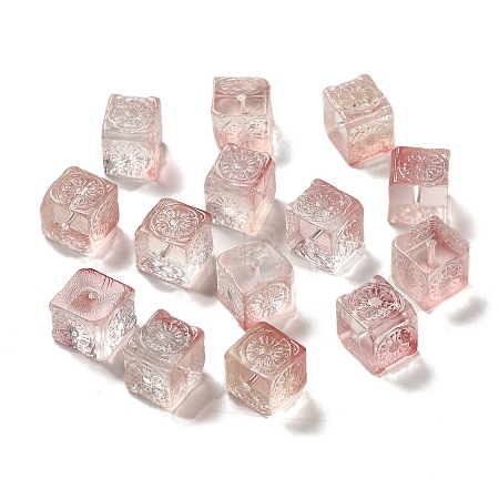 Transparent Glass Beads GLAA-D025-02H-1