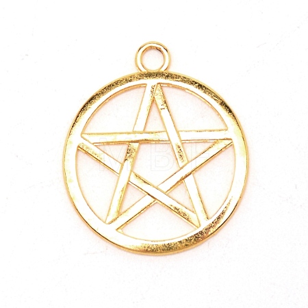 Zinc Alloy Pendants PALLOY-WH0088-60C-G-1