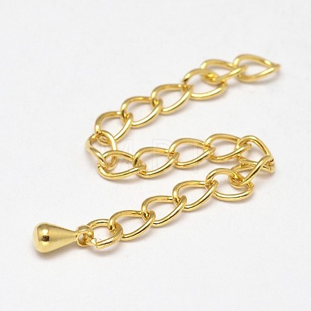 Brass Chain Extender LS-X-KK-N0086-01G-1