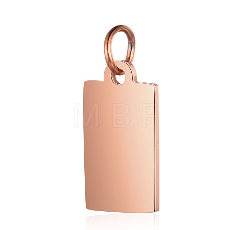 Ion Plating(IP) 304 Stainless Steel Pendants LS-STAS-I311-31C-RG-1