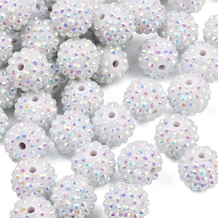 AB-Color Resin Rhinestone Beads RESI-S315-14x16-16-1